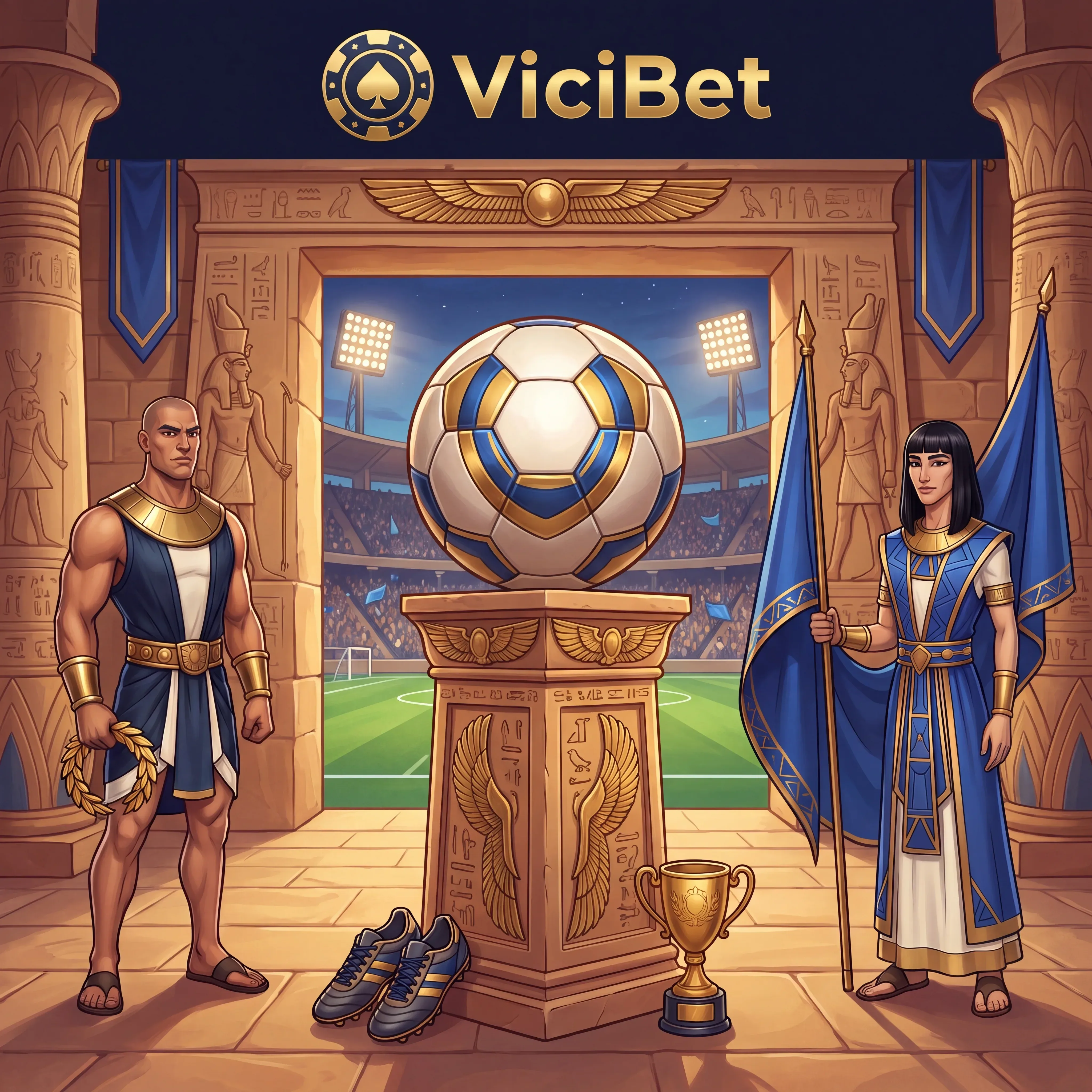 Pharaoh stadium for ViciBet sports betting